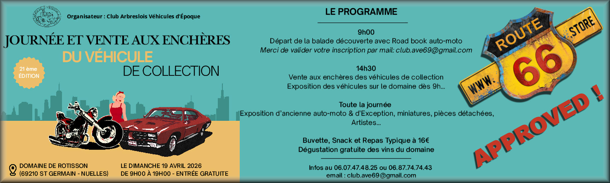 Domaine de Rotisson - Vente aux enchères de véhicules de Collection