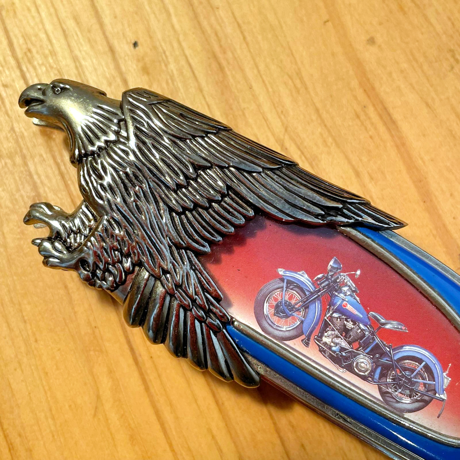 Couteau Franklin Mint Harley Davidson Panhead 1948 Knife