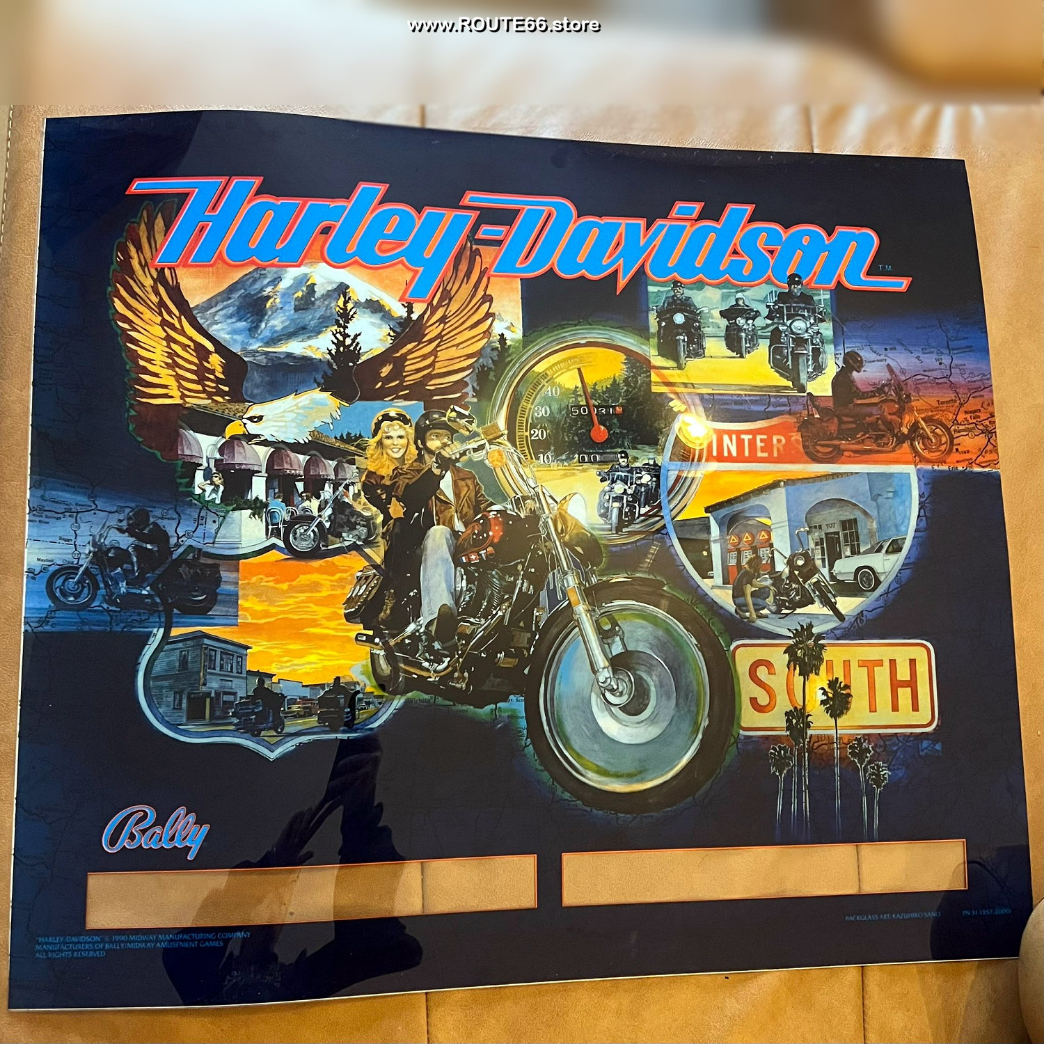 Flipper 1991 Bally Harley Davidson Pinball