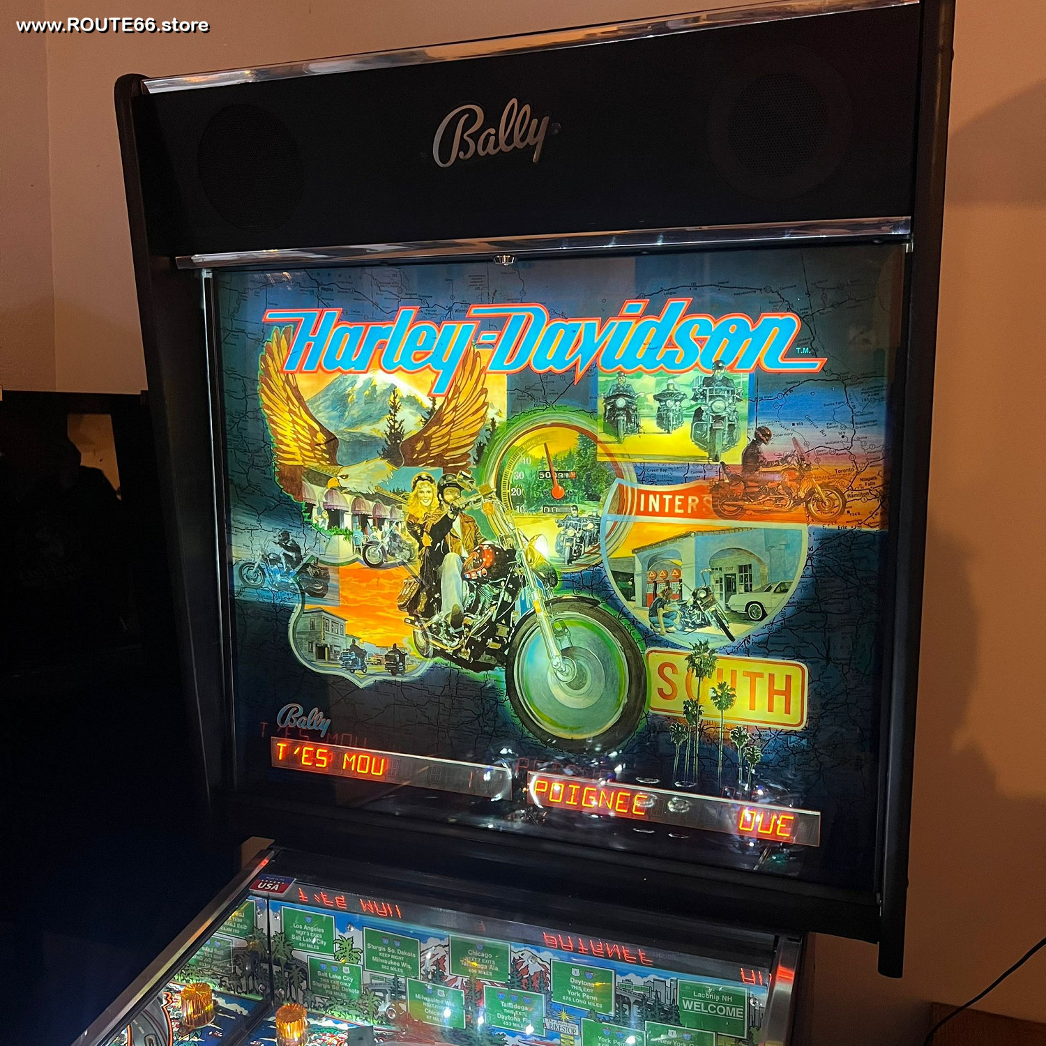Flipper 1991 Bally Harley Davidson Pinball
