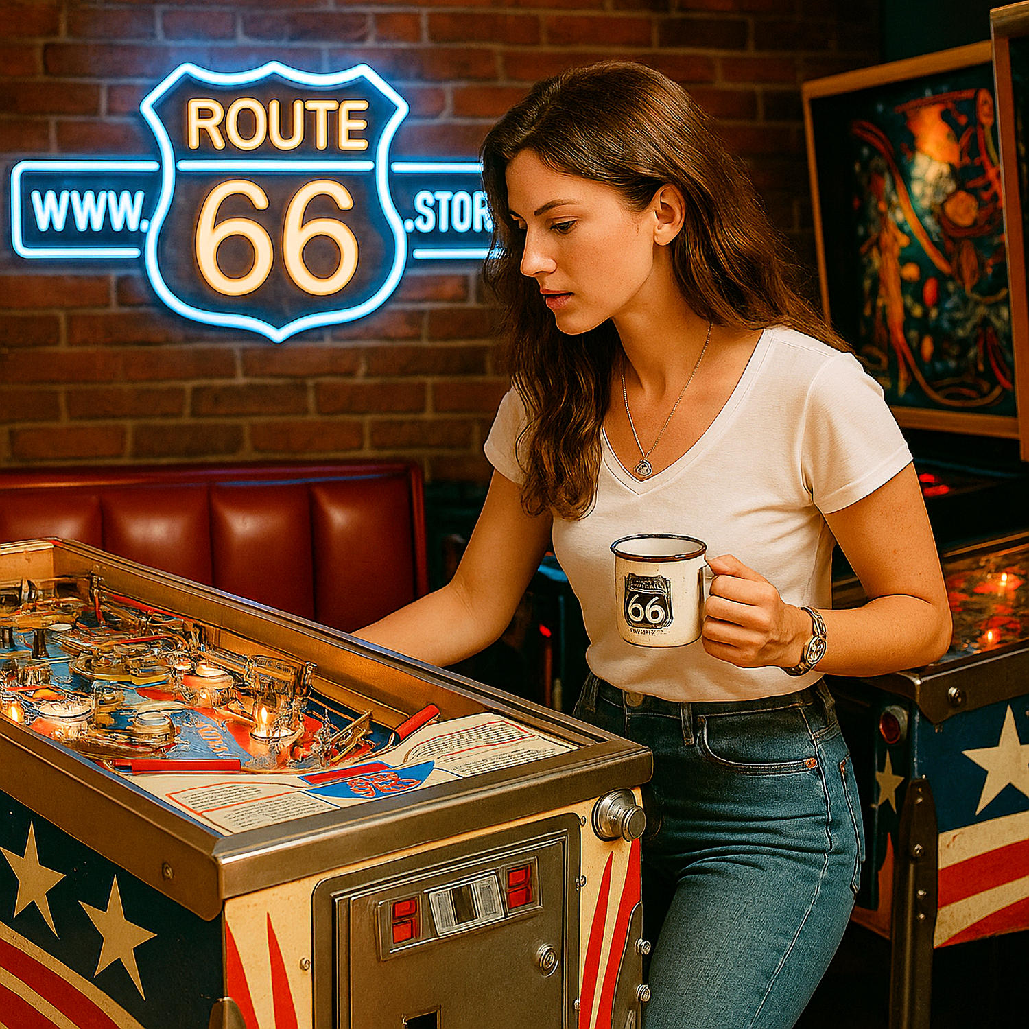 Flipper vintage de collection Gottlieb Spirit of '76 Pinball