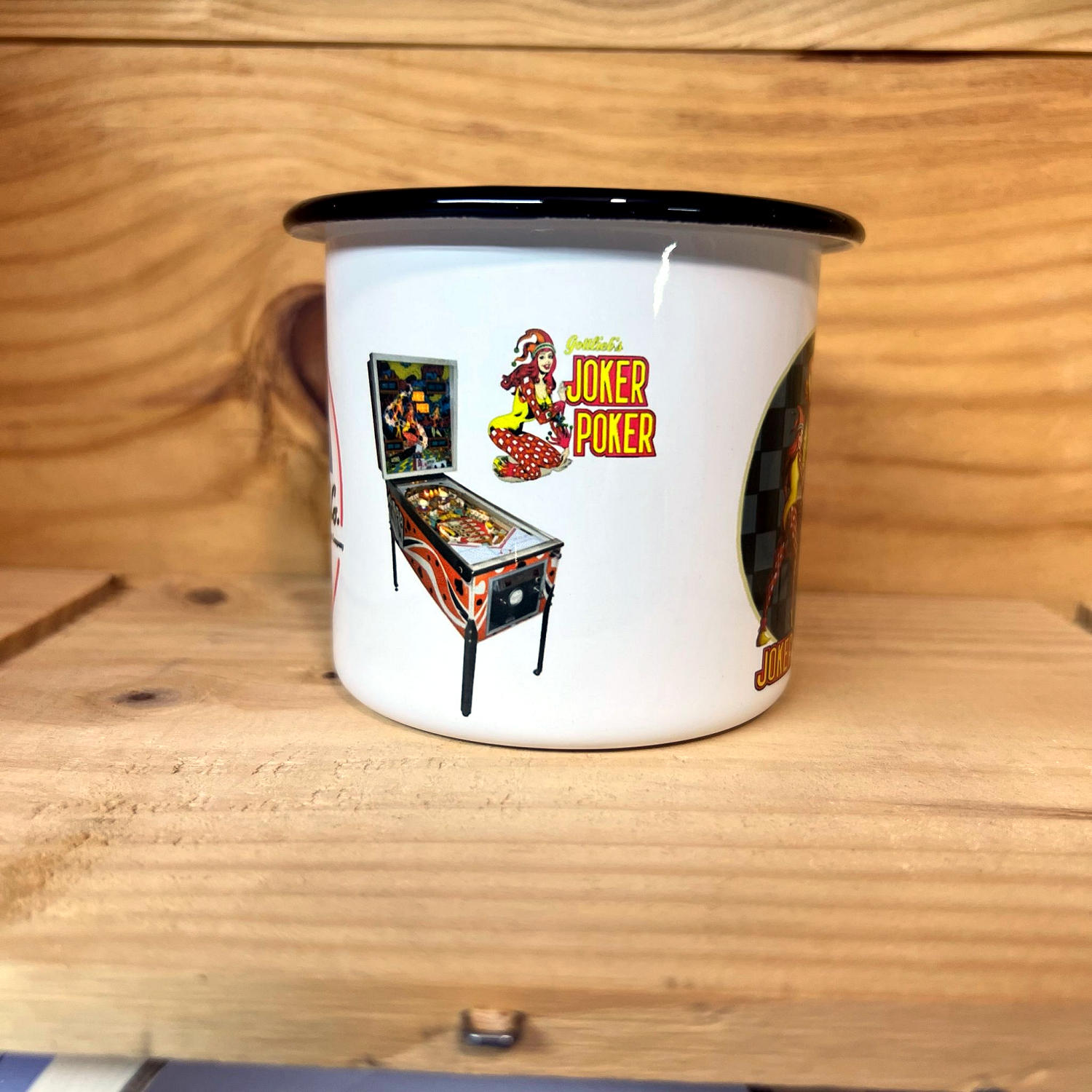 décoration Flipper Gottlieb Joker Poker SS Pinball