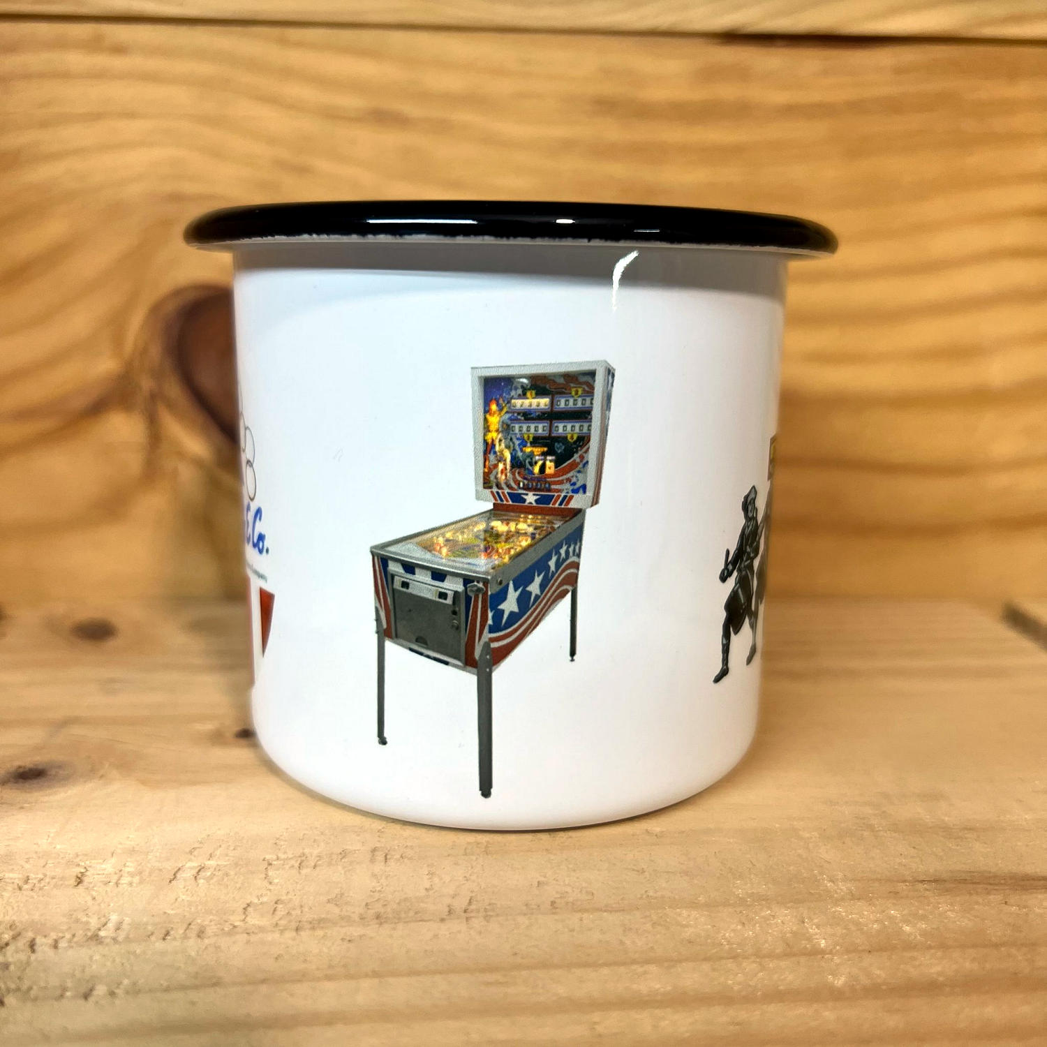 Mug émaillé Gottlieb Spirit of 76 Pinball enamel mug