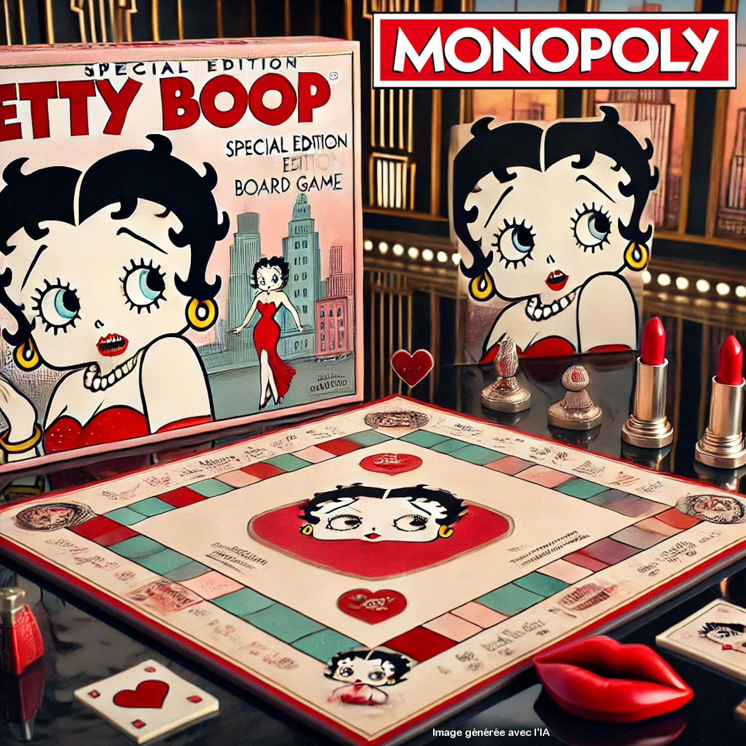 Jeu de société Monopoly Betty Boop