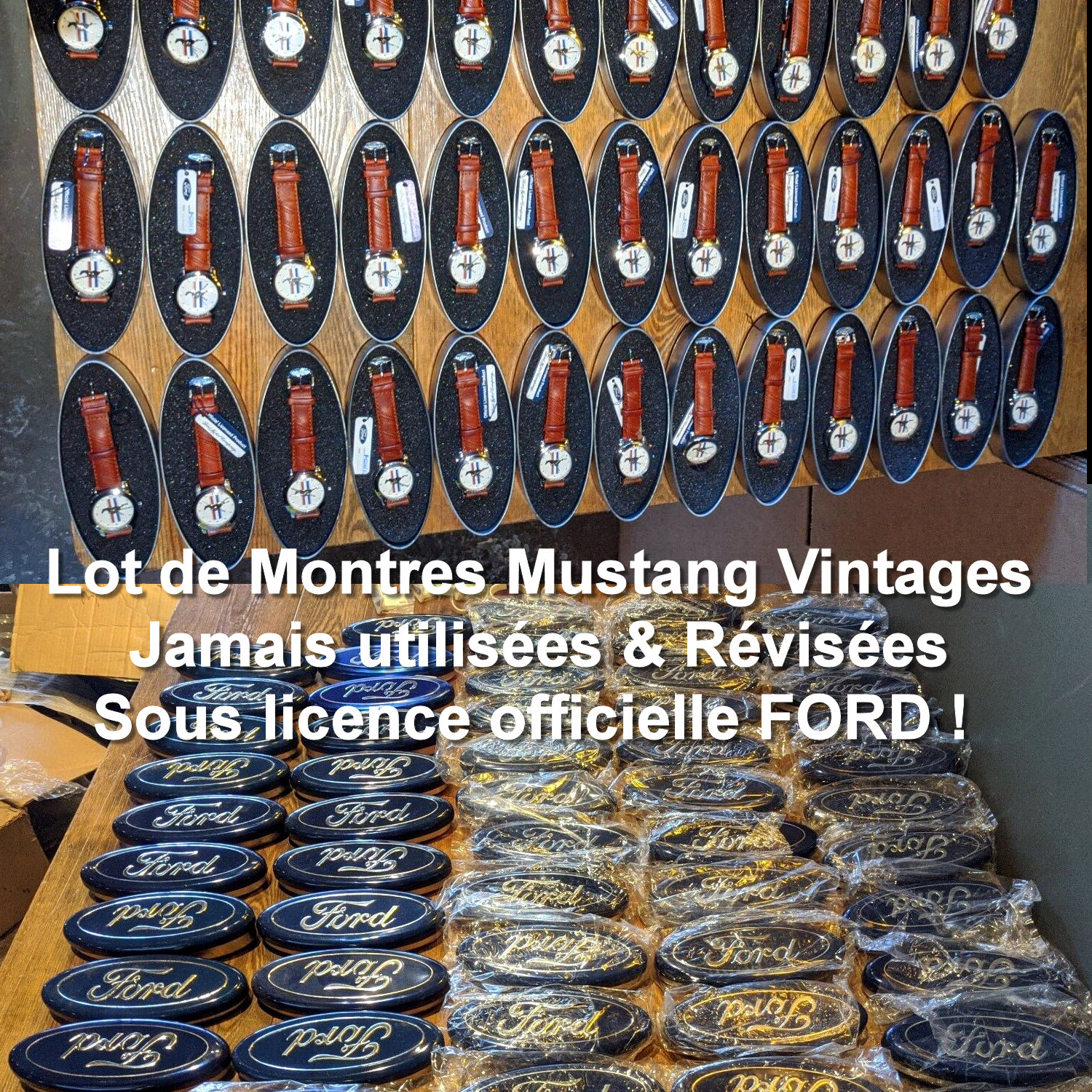 Montre vintage ford mustang